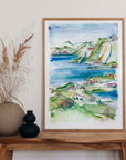 Færøsk landskab | Fine Art Giclée kunsttryk