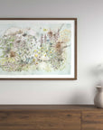 Martsviol og løgkarse | Fine Art Giclée kunsttryk