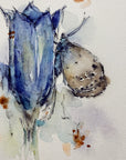 Ensianblåfugl | Fine Art Giclée kunsttryk