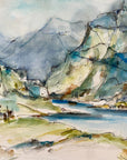 Færøsk landskab | Original akvarel