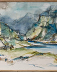 Færøsk landskab | Original akvarel