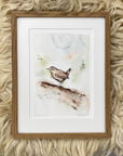 Gærdesmutte | Fine Art Giclée kunsttryk