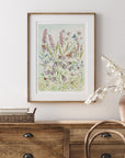 Nikkende kobjælder og gøgeurt | Fine Art Giclée kunsttryk