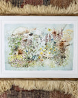 Martsviol og løgkarse | Fine Art Giclée kunsttryk