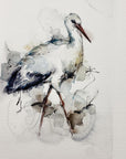 Stork | Fine Art Giclée kunsttryk
