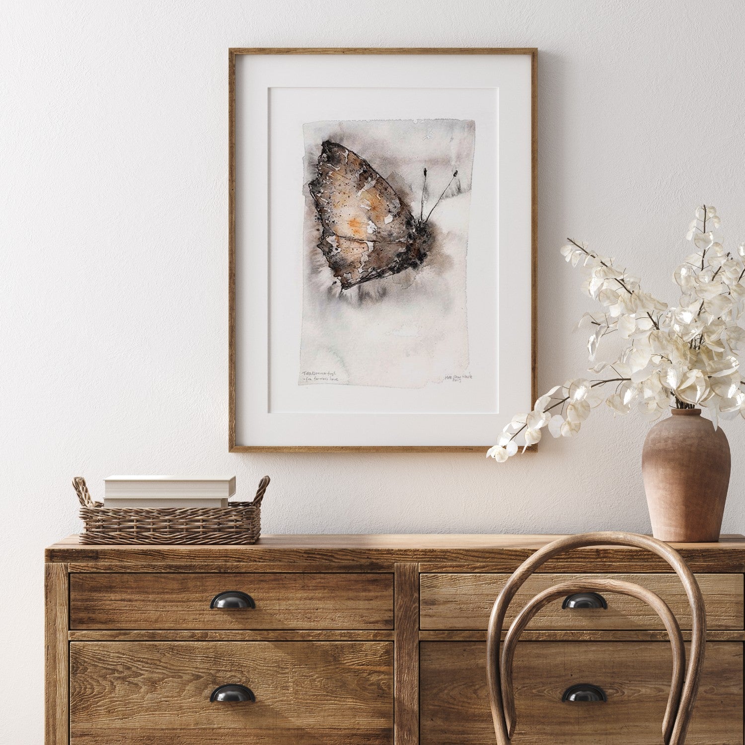 Tidselsommerfugl | Fine Art Giclée kunsttryk