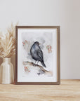 Solsort | Fine Art Giclée kunsttryk