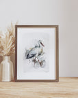 Stork | Fine Art Giclée kunsttryk